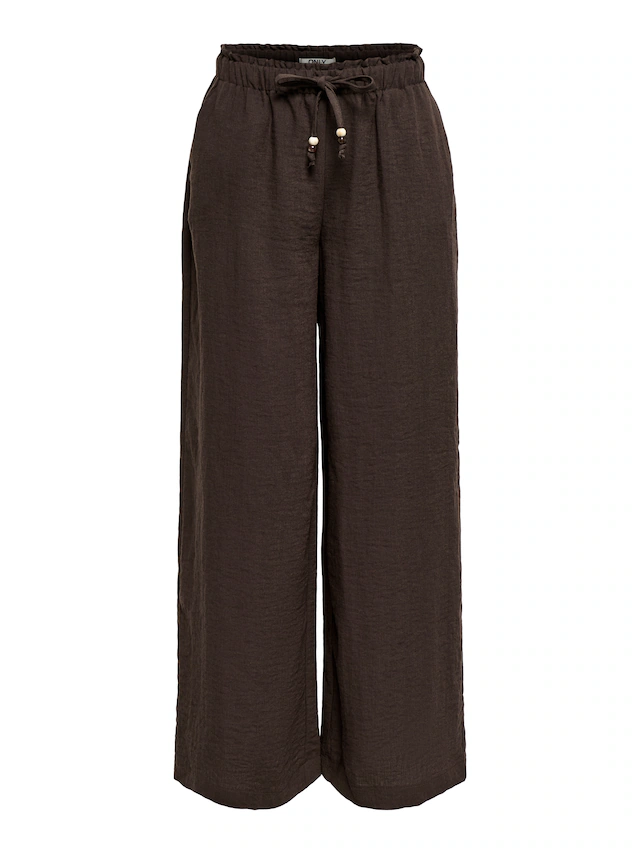 ONLY Schlupfhose »ONLEMMIA MW PULL-UP X-WIDE PANT PNT« Materialmix, Regular Waist