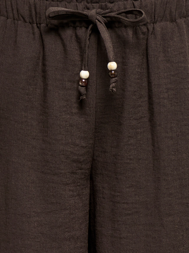 ONLY Schlupfhose »ONLEMMIA MW PULL-UP X-WIDE PANT PNT« Materialmix, Regular Waist