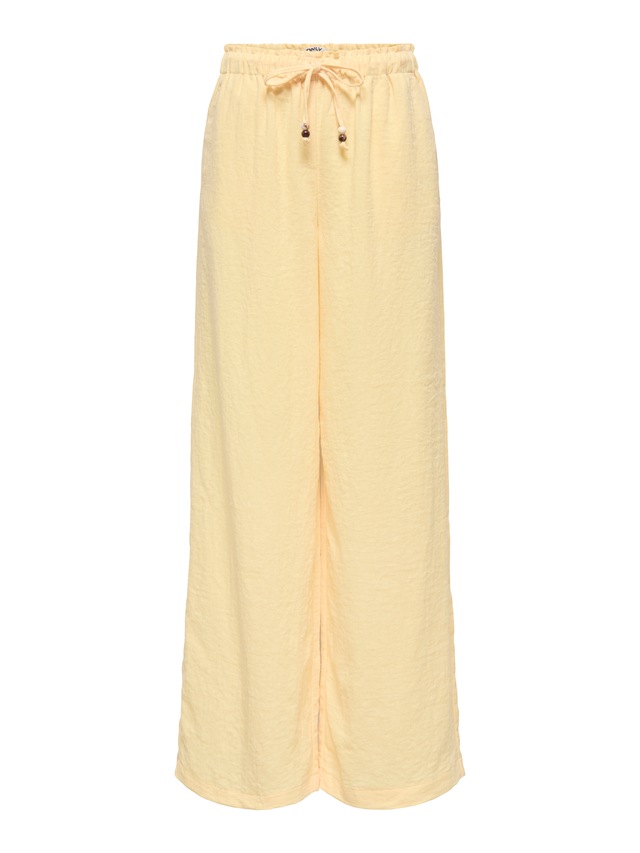 ONLY Schlupfhose »ONLEMMIA MW PULL-UP X-WIDE PANT PNT« Materialmix, Regular Waist