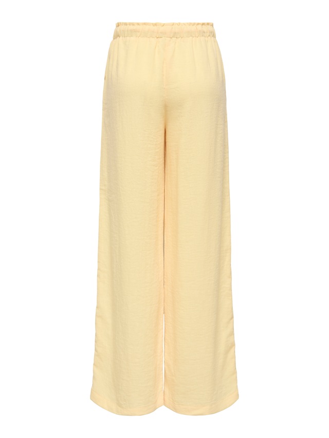 ONLY Schlupfhose »ONLEMMIA MW PULL-UP X-WIDE PANT PNT« Materialmix, Regular Waist