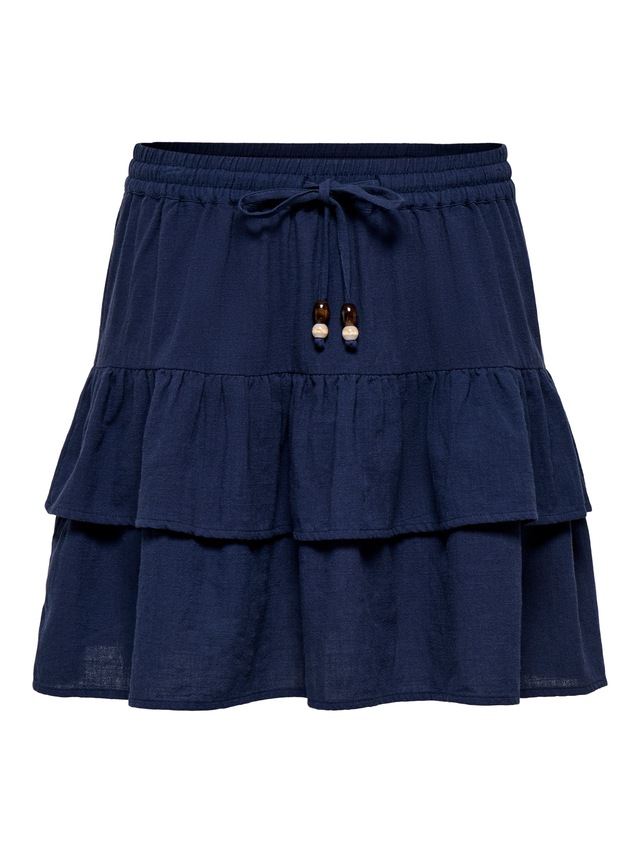 ONLY Minirock »ONLSWAR STRING SHORT SKIRT WVN« Baumwolle