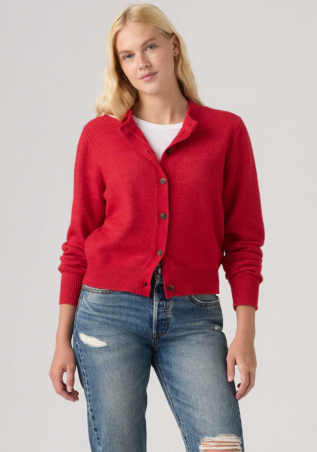 Levi's® Strickjacke »CLAIRE LS CARDIGAN« Taille bedeckend, schmale Passform