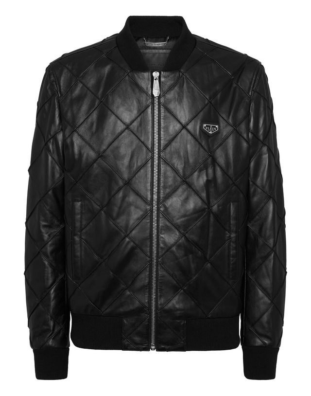 PHILIPP PLEIN Lederjacke »Leder-Bomberjacke«