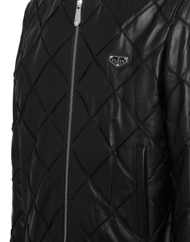 PHILIPP PLEIN Lederjacke »Leder-Bomberjacke«
