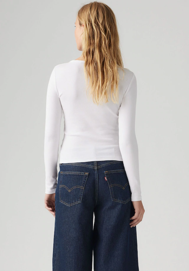 Levi's® Langarmshirt »HAYES LS TEE« in Ripp-Optik