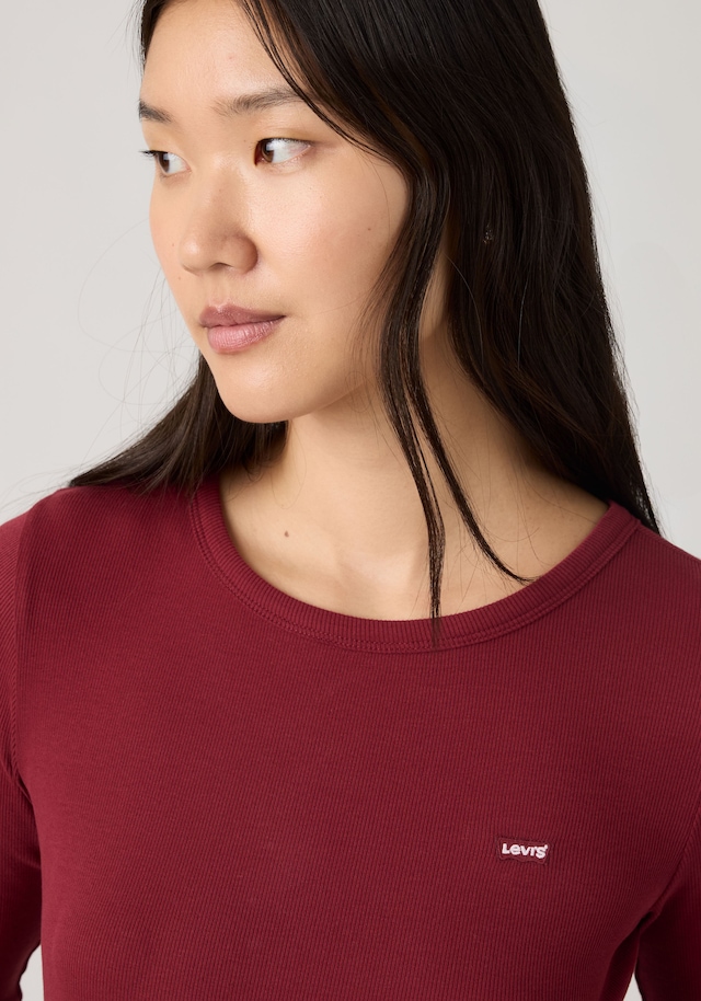Levi's® Langarmshirt »HAYES LS TEE« in Ripp-Optik