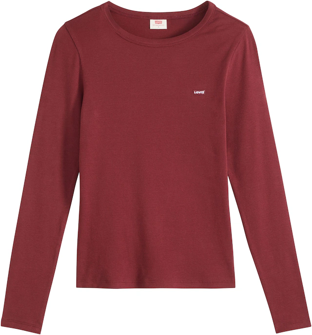 Levi's® Langarmshirt »HAYES LS TEE« in Ripp-Optik
