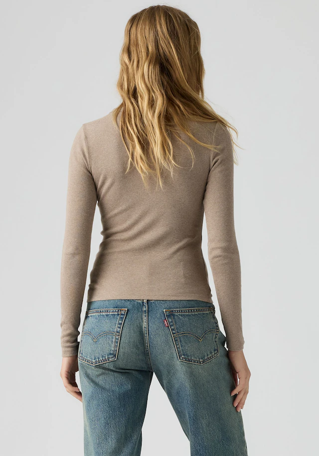 Levi's® Langarmshirt »HAYES LS TEE« in Ripp-Optik