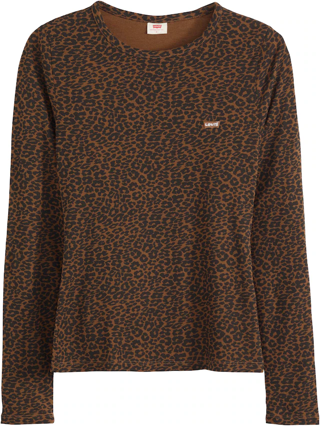 Levi's® Langarmshirt »HAYES LS TEE« in Ripp-Optik