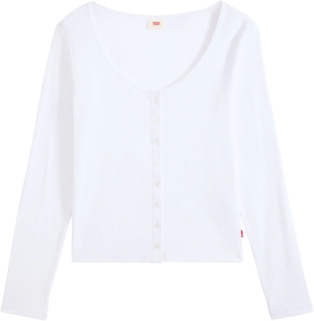 Levi's® Langarmshirt »AUSTEN BUTTON THROUGH LS« Feinripp