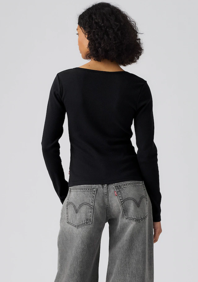 Levi's® Langarmshirt »AUSTEN BUTTON THROUGH LS« Feinripp