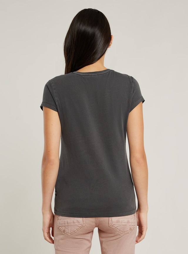 G-STAR T-Shirt »Overdyed Eyben Slim V-Neck Top 2.0«