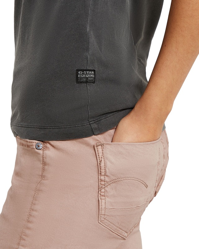 G-STAR T-Shirt »Overdyed Eyben Slim V-Neck Top 2.0«