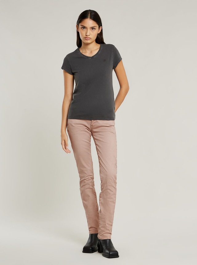 G-STAR T-Shirt »Overdyed Eyben Slim V-Neck Top 2.0«