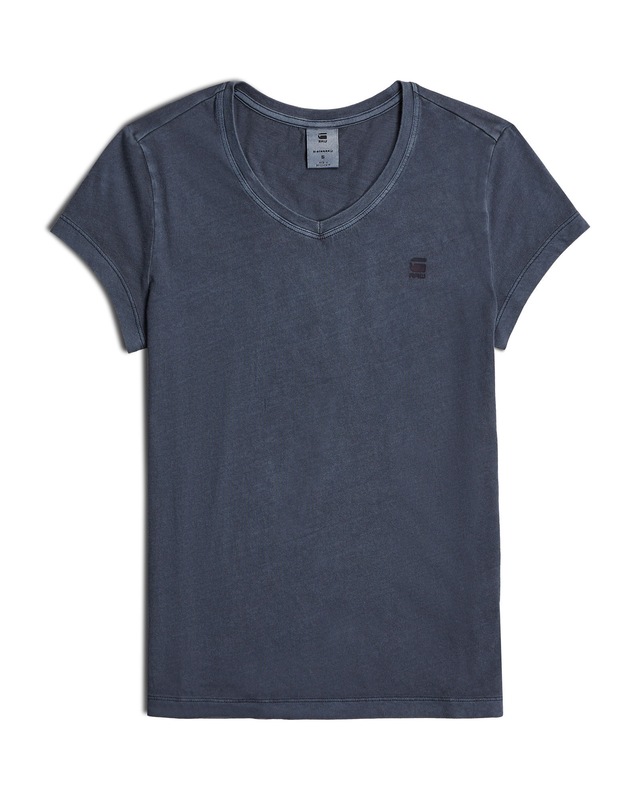 G-STAR T-Shirt »Overdyed Eyben Slim V-Neck Top 2.0«