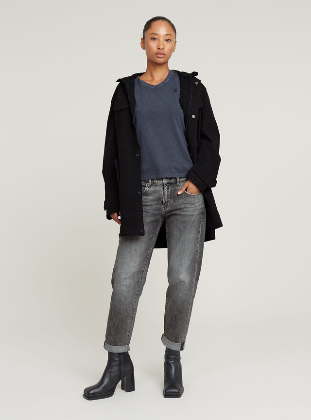 G-STAR T-Shirt »Overdyed Eyben Slim V-Neck Top 2.0«