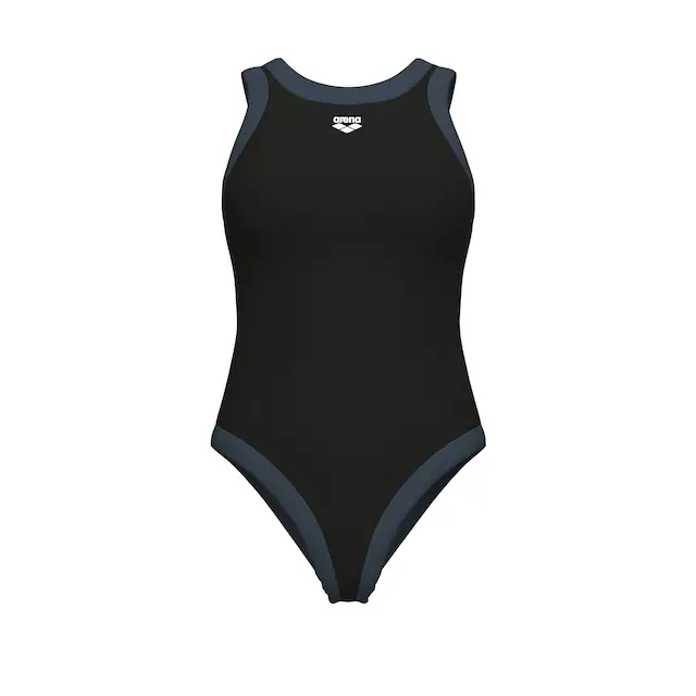 Arena Badeanzug »W ARENA BOLD LINES SWIMSUIT« mit integriertem UV-Schutz UPF50+, chlor- und salzwasserbeständig