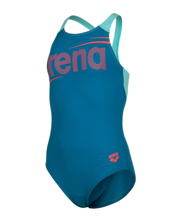 Arena Badeanzug »G ARENA BOLD SWIMSUIT V BACK« hohe Chlorbeständigkeit, schnelltrocknendes Material, UV-Schutz UPF50+