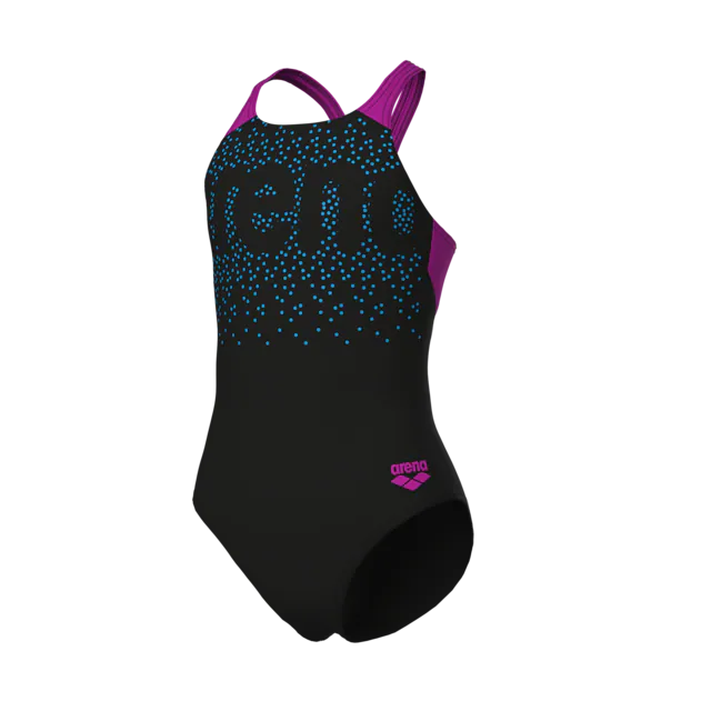 Arena Badeanzug »G ARENA PAINTERLY SWIMSUIT V BACK« mit UV-Schutz UPF50+, aus MaxFit Eco Material, in Stretchmaterial