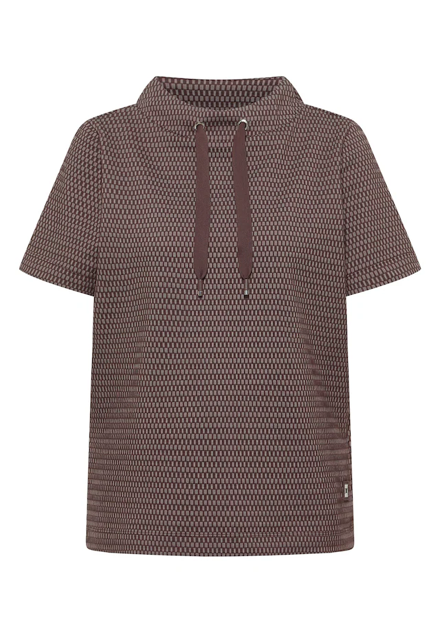 Cecil Kurzarmshirt in Two-Tone-Optik