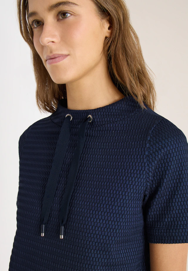 Cecil Kurzarmshirt in Two-Tone-Optik
