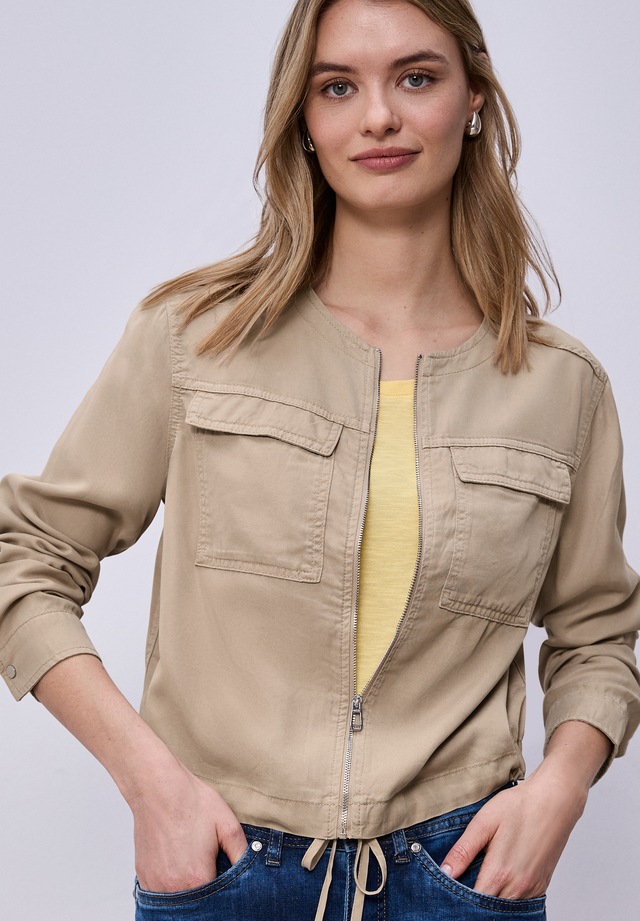 STREET ONE Kurzjacke ohne Kapuze mit Brusttasche