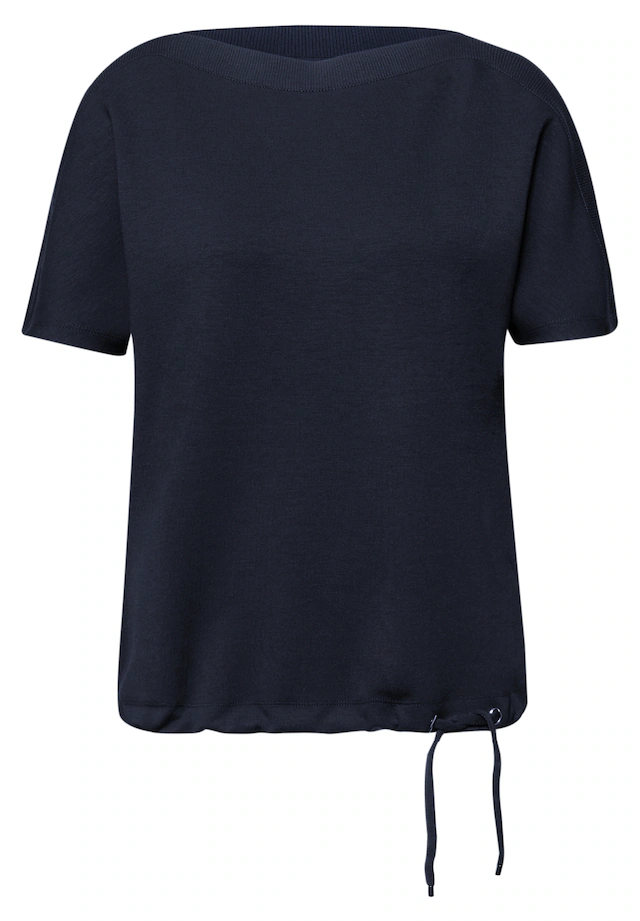 STREET ONE Kurzarmshirt mit elastischem Bund