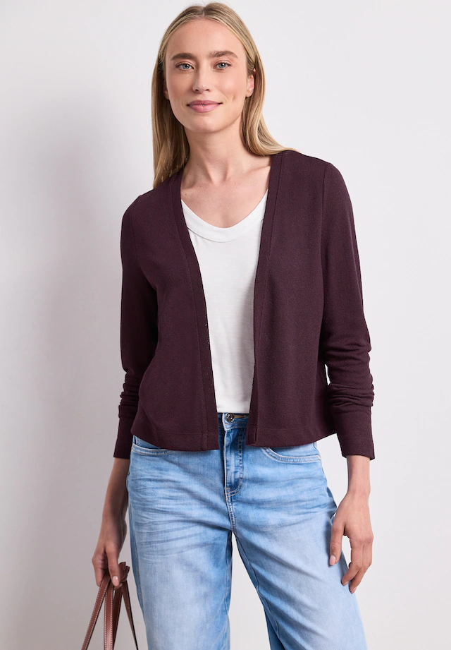 STREET ONE Strickjacke »Style Nette« in offener Passform