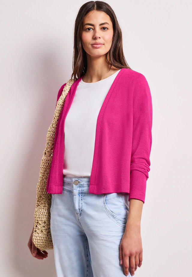 STREET ONE Strickjacke »Style Nette« in offener Passform