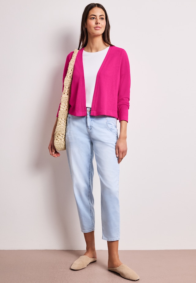 STREET ONE Strickjacke »Style Nette« in offener Passform