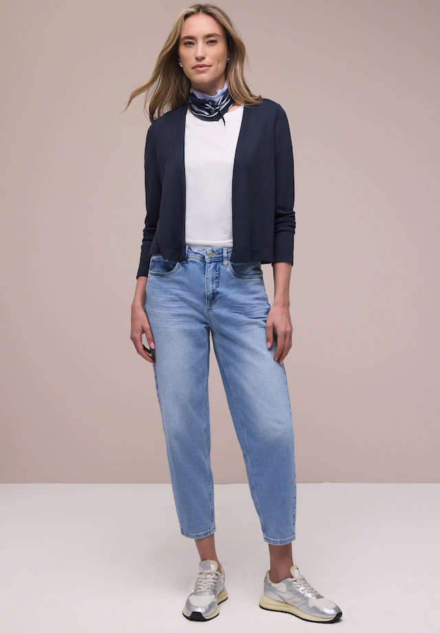 STREET ONE Strickjacke »Style Nette« in offener Passform