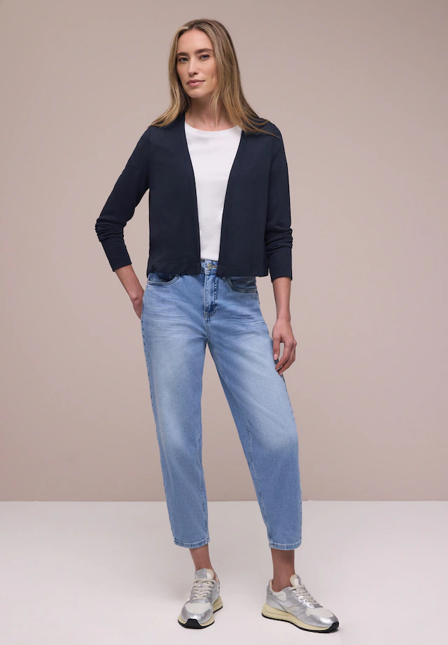 STREET ONE Strickjacke »Style Nette« in offener Passform