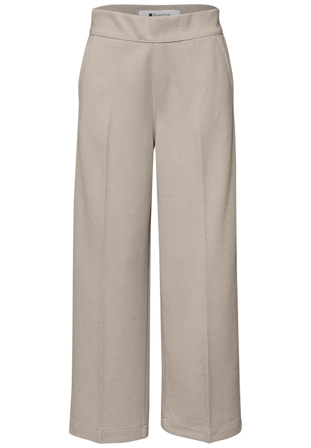 STREET ONE Jerseyhose mit Wide Legs