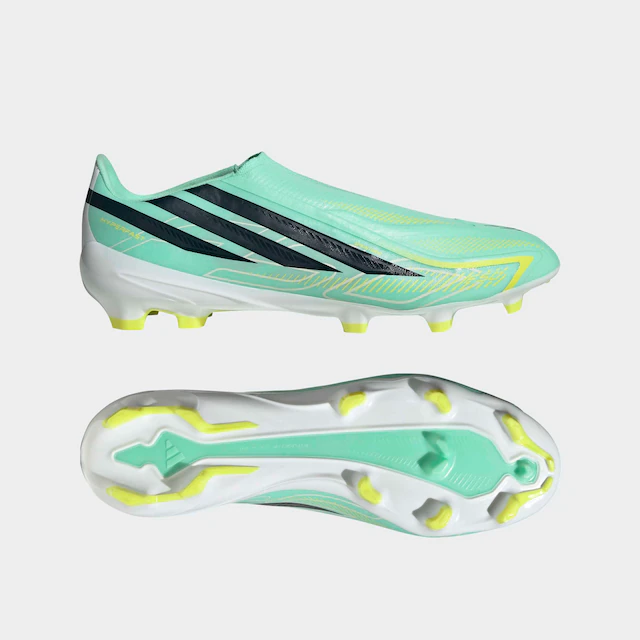 adidas Performance Fußballschuh »F50 HYPERFAST LEAGUE , FESTE BÖDEN, OHNE SCHNÜRSENKEL« Außensohle für Rasen und feste Böden