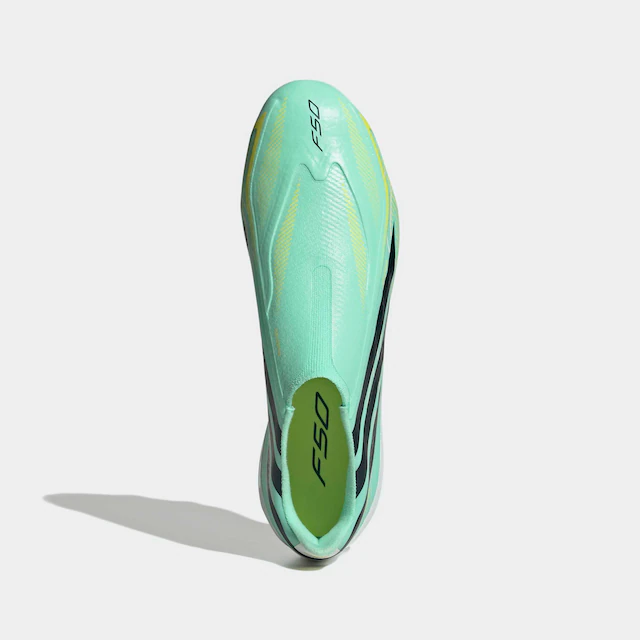 adidas Performance Fußballschuh »F50 HYPERFAST LEAGUE , FESTE BÖDEN, OHNE SCHNÜRSENKEL« Außensohle für Rasen und feste Böden