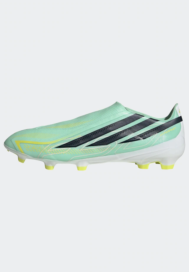 adidas Performance Fußballschuh »F50 HYPERFAST LEAGUE , FESTE BÖDEN, OHNE SCHNÜRSENKEL« Außensohle für Rasen und feste Böden