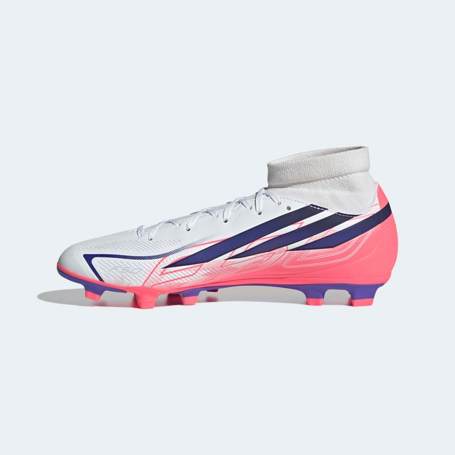 adidas Performance Fußballschuh »F50 HYPERFAST CLUB MID , FESTE BÖDEN/MULTI GROUND« für viele verschiedene Böden geeignet