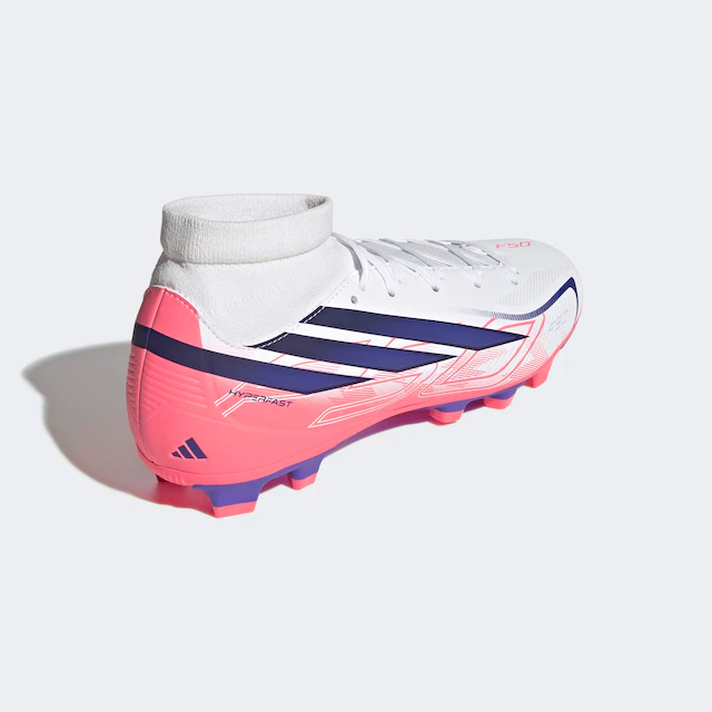 adidas Performance Fußballschuh »F50 HYPERFAST CLUB MID , FESTE BÖDEN/MULTI GROUND« für viele verschiedene Böden geeignet