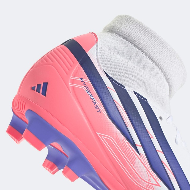 adidas Performance Fußballschuh »F50 HYPERFAST CLUB MID , FESTE BÖDEN/MULTI GROUND« für viele verschiedene Böden geeignet
