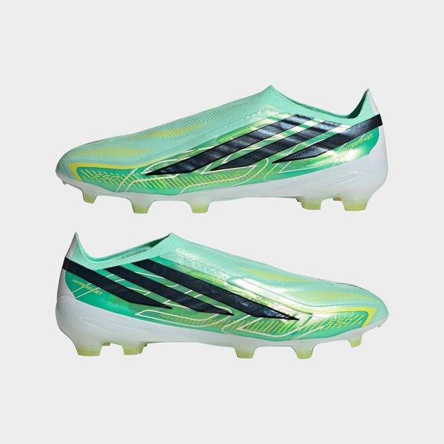 adidas Performance Fußballschuh »F50 HYPERFAST PRO , FESTE BÖDEN, OHNE SCHNÜRSENKEL« Außensohle für Rasen und feste Böden