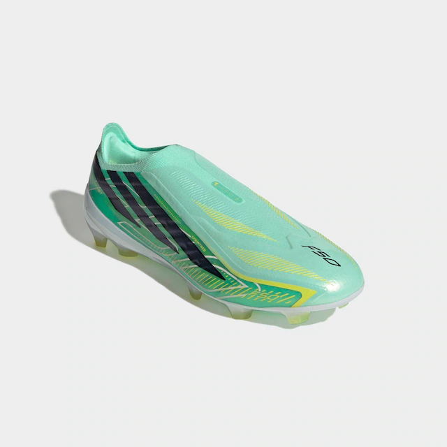 adidas Performance Fußballschuh »F50 HYPERFAST PRO , FESTE BÖDEN, OHNE SCHNÜRSENKEL« Außensohle für Rasen und feste Böden