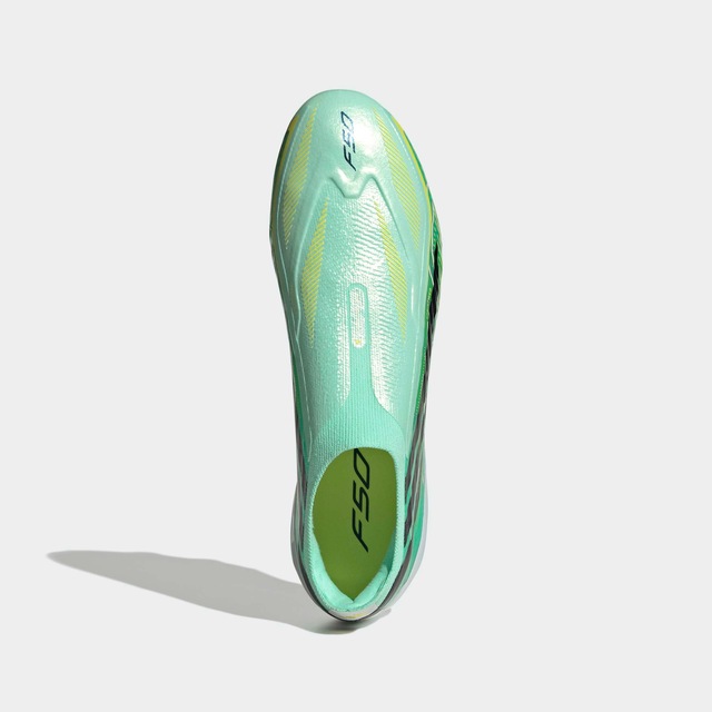 adidas Performance Fußballschuh »F50 HYPERFAST PRO , FESTE BÖDEN, OHNE SCHNÜRSENKEL« Außensohle für Rasen und feste Böden