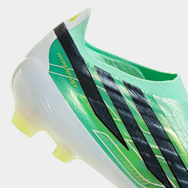 adidas Performance Fußballschuh »F50 HYPERFAST PRO , FESTE BÖDEN, OHNE SCHNÜRSENKEL« Außensohle für Rasen und feste Böden