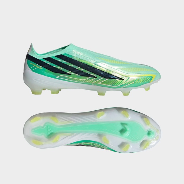 adidas Performance Fußballschuh »F50 HYPERFAST PRO , FESTE BÖDEN, OHNE SCHNÜRSENKEL« Außensohle für Rasen und feste Böden