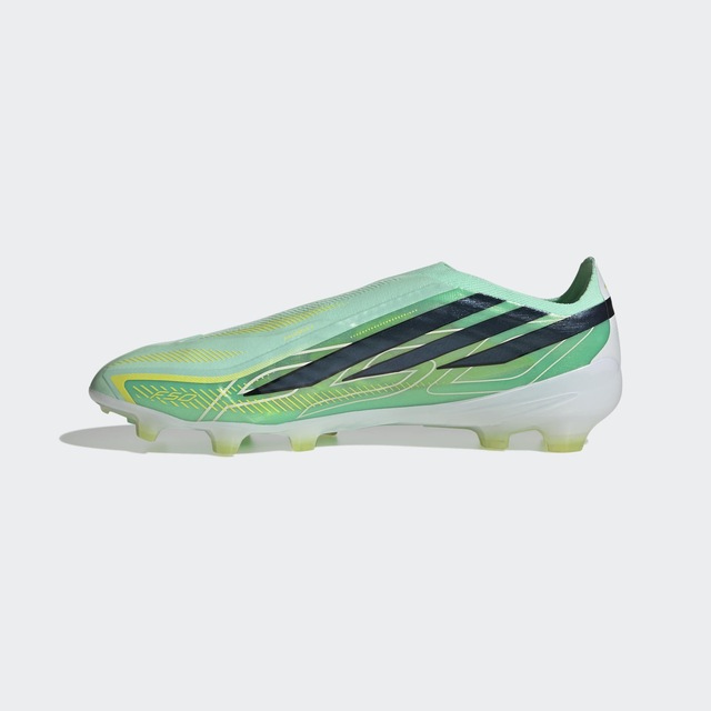 adidas Performance Fußballschuh »F50 HYPERFAST PRO , FESTE BÖDEN, OHNE SCHNÜRSENKEL« Außensohle für Rasen und feste Böden
