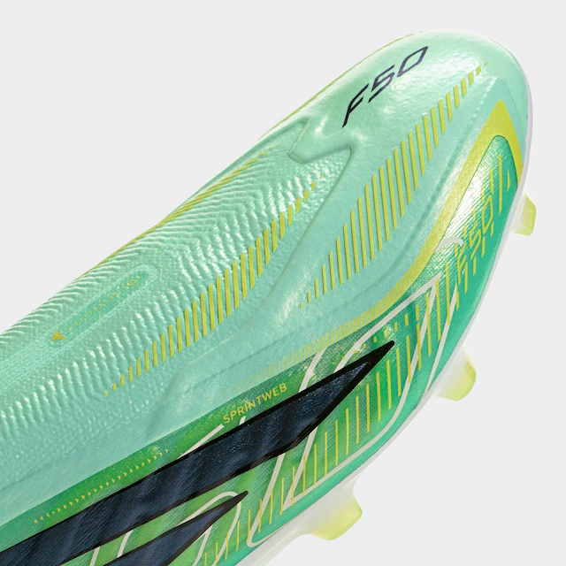 adidas Performance Fußballschuh »F50 HYPERFAST PRO , FESTE BÖDEN, OHNE SCHNÜRSENKEL« Außensohle für Rasen und feste Böden
