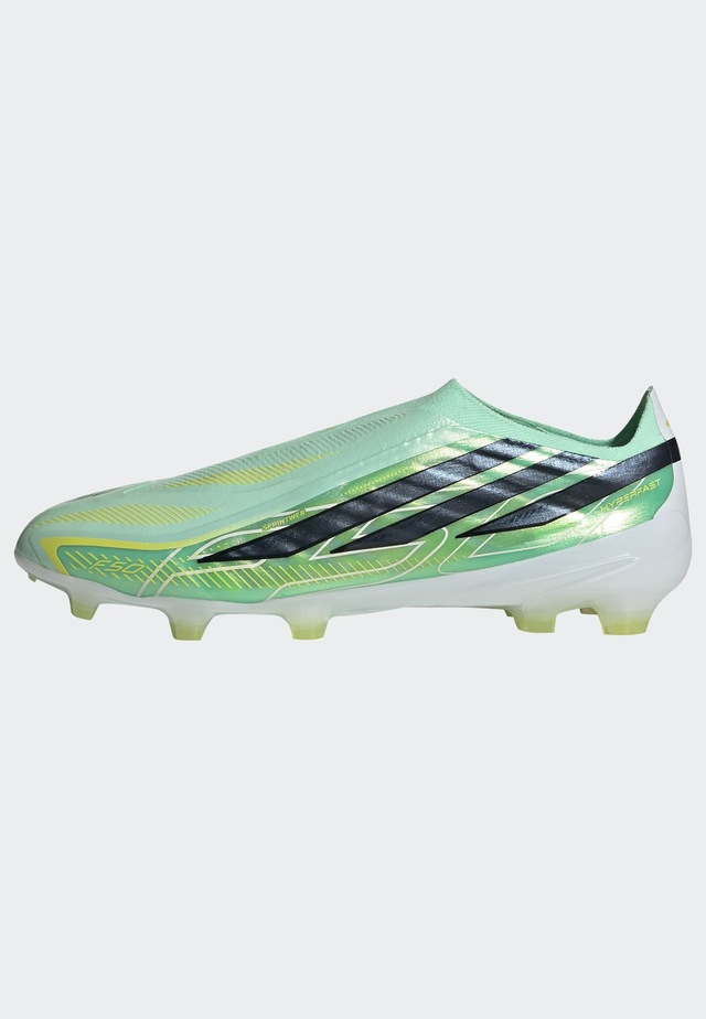 adidas Performance Fußballschuh »F50 HYPERFAST PRO , FESTE BÖDEN, OHNE SCHNÜRSENKEL« Außensohle für Rasen und feste Böden
