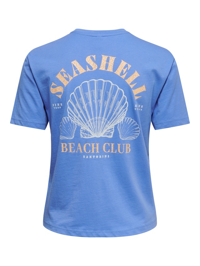 ONLY Kurzarmshirt »ONLDINA S/S CLUB TOP BOX JRS« Baumwolle, regular fit, Rundhals