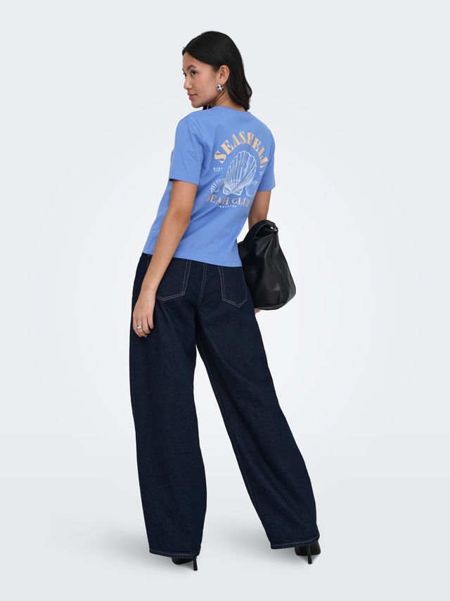 ONLY Kurzarmshirt »ONLDINA S/S CLUB TOP BOX JRS« Baumwolle, regular fit, Rundhals