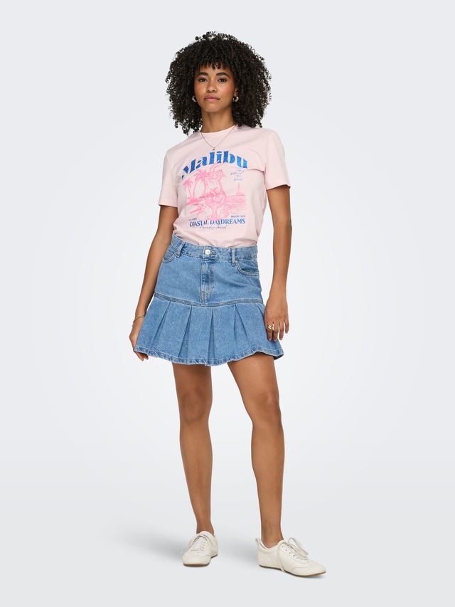 ONLY Kurzarmshirt »ONLDINA S/S CLUB TOP BOX JRS« Baumwolle, regular fit, Rundhals